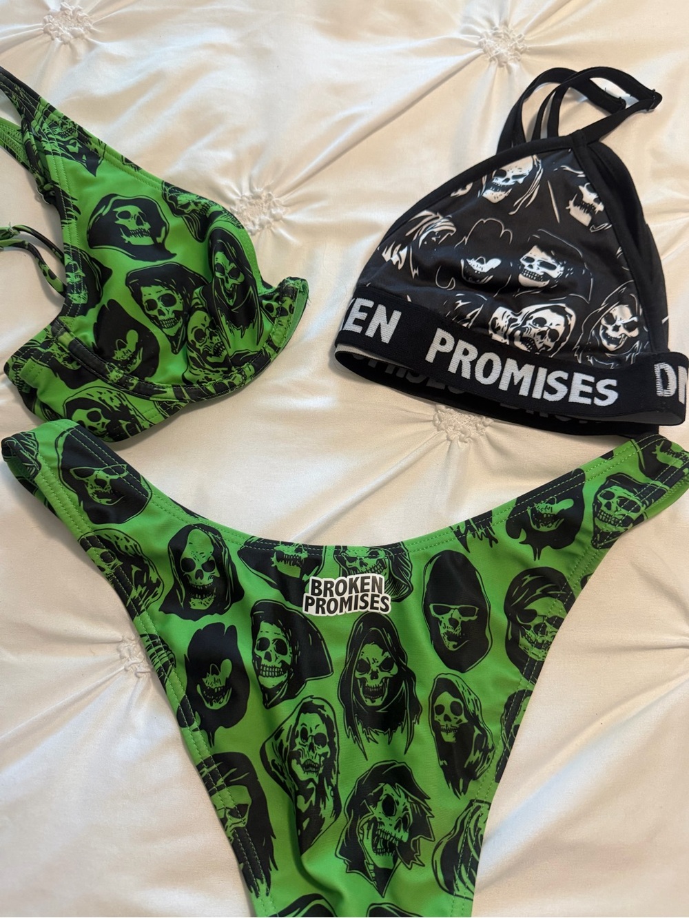 broken promises bikini + bra